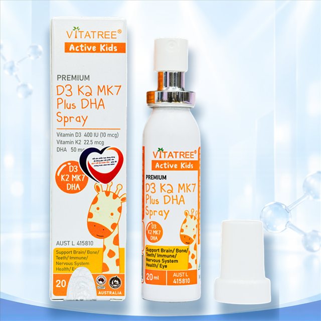 Premium D3 K2 MK7 Plus DHA Spray